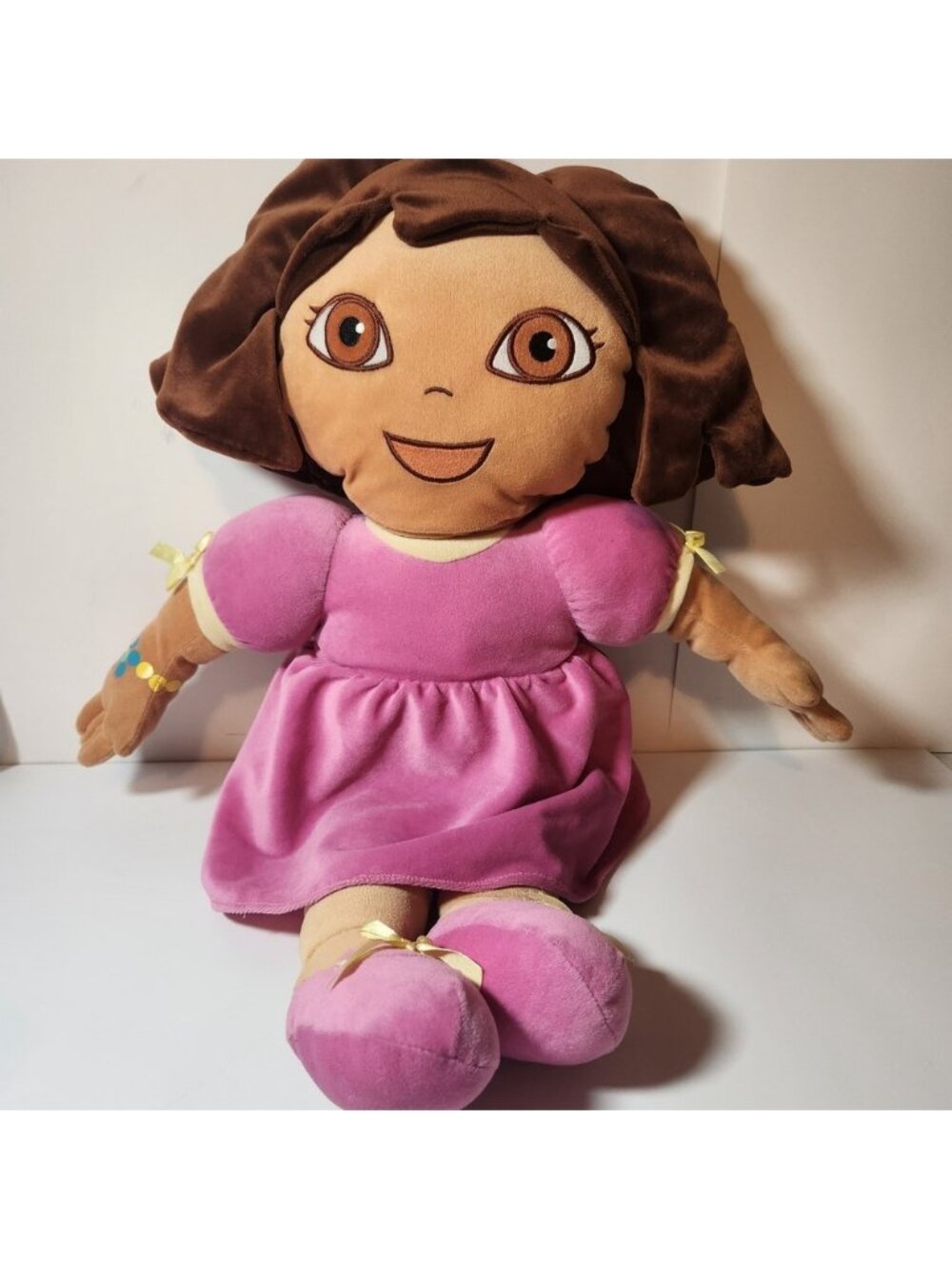 Dora the Explorer Large Plush Doll 25‎ Inch Pink Dress Stuffed Toy Nick Jr
